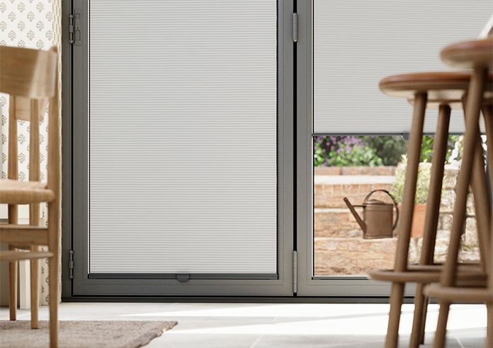 Nocturne (Blackout), Feather Grey - Stick Fit Slim Honeycomb Blind - Image 5